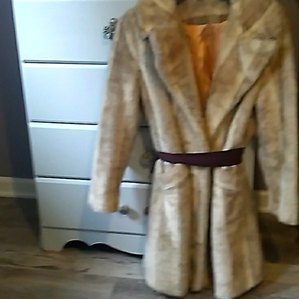 Fox fur coat
